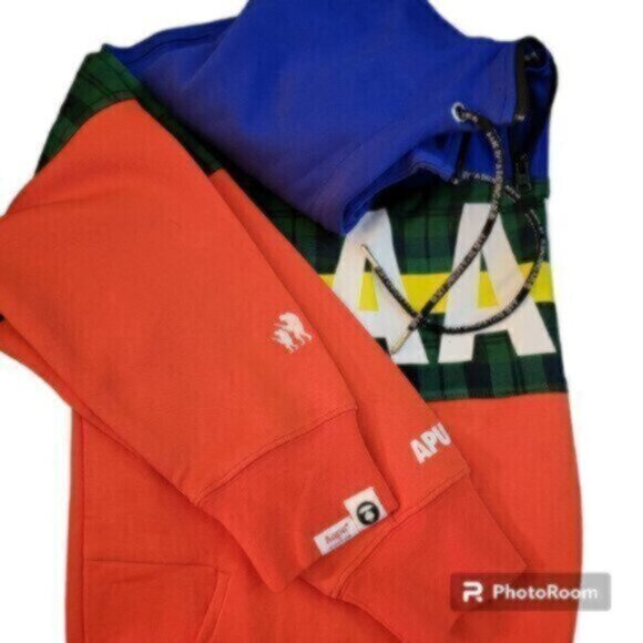 BAPE  - by A Bathing Ape Retro 90s inspired Hoodie Oversized Sz S - L NWT - Picture 7 of 10